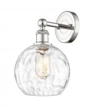 Innovations Lighting 616-1W-PN-G1215-8 - Athens Water Glass - 1 Light - 8 inch - Polished Nickel - Sconce