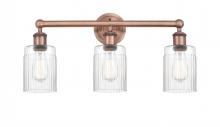 Innovations Lighting 616-3W-AC-G342 - Hadley - 3 Light - 23 inch - Antique Copper - Bath Vanity Light