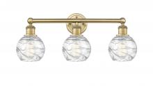 Innovations Lighting 616-3W-BB-G1213-6 - Athens Deco Swirl - 3 Light - 24 inch - Brushed Brass - Bath Vanity Light