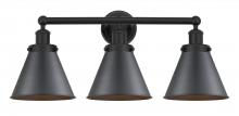 Innovations Lighting 616-3W-BK-M13-BK - Appalachian - 3 Light - 26 inch - Matte Black - Bath Vanity Light