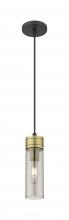 Innovations Lighting 617-1P-BAB-G617-8SM - Boreas - 1 Light - 3 inch - Black Antique Brass - Cord Hung - Mini Pendant