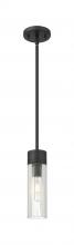 Innovations Lighting 617-1S-BK-G617-8SCL - Boreas - 1 Light - 3 inch - Matte Black - Stem Hung - Mini Pendant