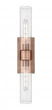 Innovations Lighting 617-2W-AC-G617-11SDY - Boreas - 2 Light - 24 inch - Antique Copper - Bath Vanity Light