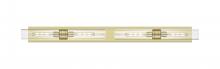 Innovations Lighting 617L-4W-AB-G617-11CL - Boreas - 4 Light - 51 inch - Antique Brass - Bath Vanity Light