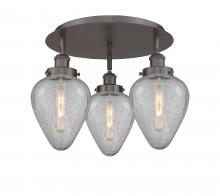 Innovations Lighting 916-3C-OB-G165 - Geneseo - 3 Light - 18 inch - Oil Rubbed Bronze - Flush Mount