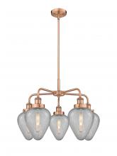 Innovations Lighting 916-5CR-AC-G165 - Geneseo - 5 Light - 25 inch - Antique Copper - Chandelier