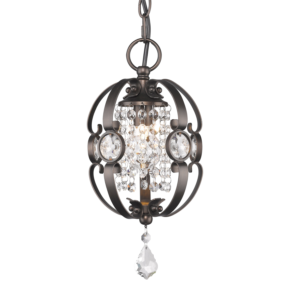 Ella Mini Pendant in Brushed Etruscan Bronze