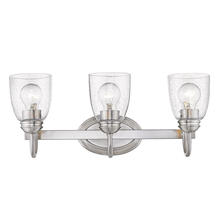 Golden 8001-BA3 PW-SD - 3 Light Bath Vanity