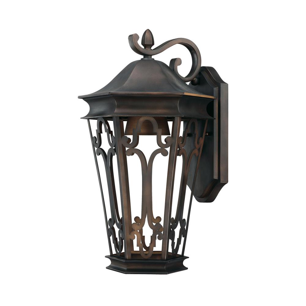 1 Light Outdoor Wall Lantern/Dark Sky