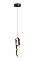 Avenue Lighting HF5021-BK - Circa Collection Black Looping Pendant