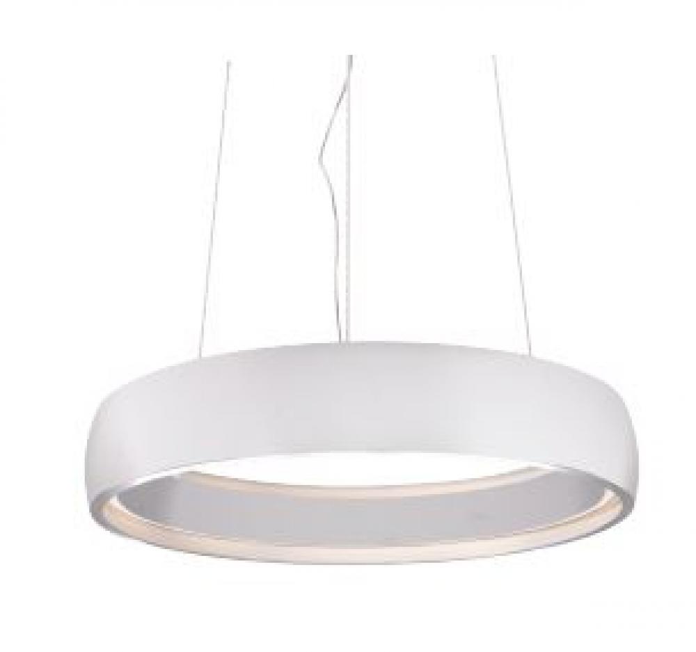 Halo 23-in White LED Pendant