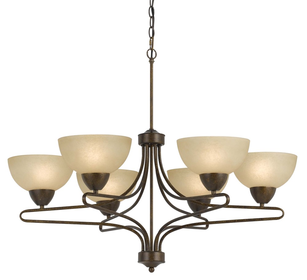 60W X 6 Romano 6 Light Chandelier