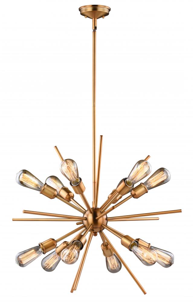 Estelle 27.5-in Pendant Natural Brass