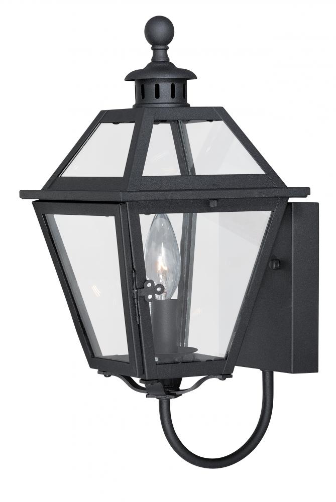 Nottingham 7-in Outdoor Wall Light Textured Black