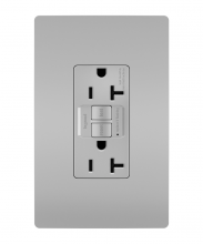 Legrand Radiant 2097TRGRYCCD4 - radiant? Tamper-Resistant 20A Duplex Self-Test GFCI Receptacle with SafeLock? Protection, Gray (4 pack)