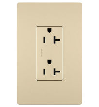 Legrand Radiant TR26352RI - radiant® Spec Grade 20A Tamper-Resistant Receptacle, Ivory