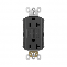 Legrand Radiant 2097TRNABK - radiant? Tamper-Resistant 20A Duplex Self-Test GFCI Receptacle, NAFTA Compliant, Black (10 pack)