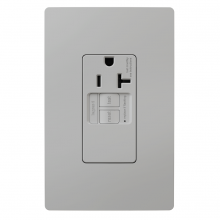 Legrand Radiant 2097TRSGLGRY - radiant? Tamper-Resistant 20A Simplex Self-Test GFCI Receptacles with SafeLock? Protection, Gray (10 pack)