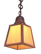 Arroyo Craftsman AH-1TGW-BZ - a-line shade pendant with t-bar overlay