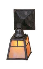 Arroyo Craftsman AS-1ECS-P - a-line shade one light sconce without overlay (empty)