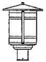 Arroyo Craftsman BP-11LGW-MB - 11" berkeley long body post mount