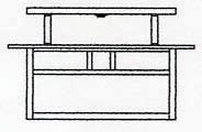 Arroyo Craftsman HCM-15EWO-BZ - 15" huntington ceiling mount without overlay (empty)