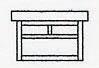 Arroyo Craftsman MCM-7TAM-VP - 7" mission flush ceiling mount with T-bar overlay