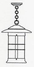 Arroyo Craftsman NH-14LTN-P - 14" newport long body pendant