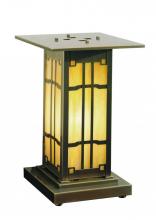 Arroyo Craftsman PTL-9LTN-BK - 9" pasadena long body table lamp