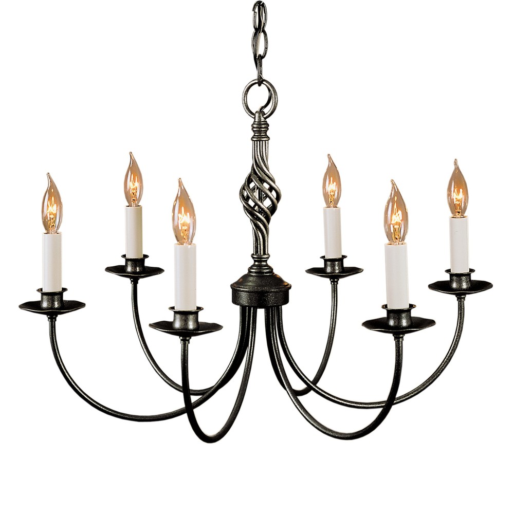 Twist Basket 6 Arm Chandelier