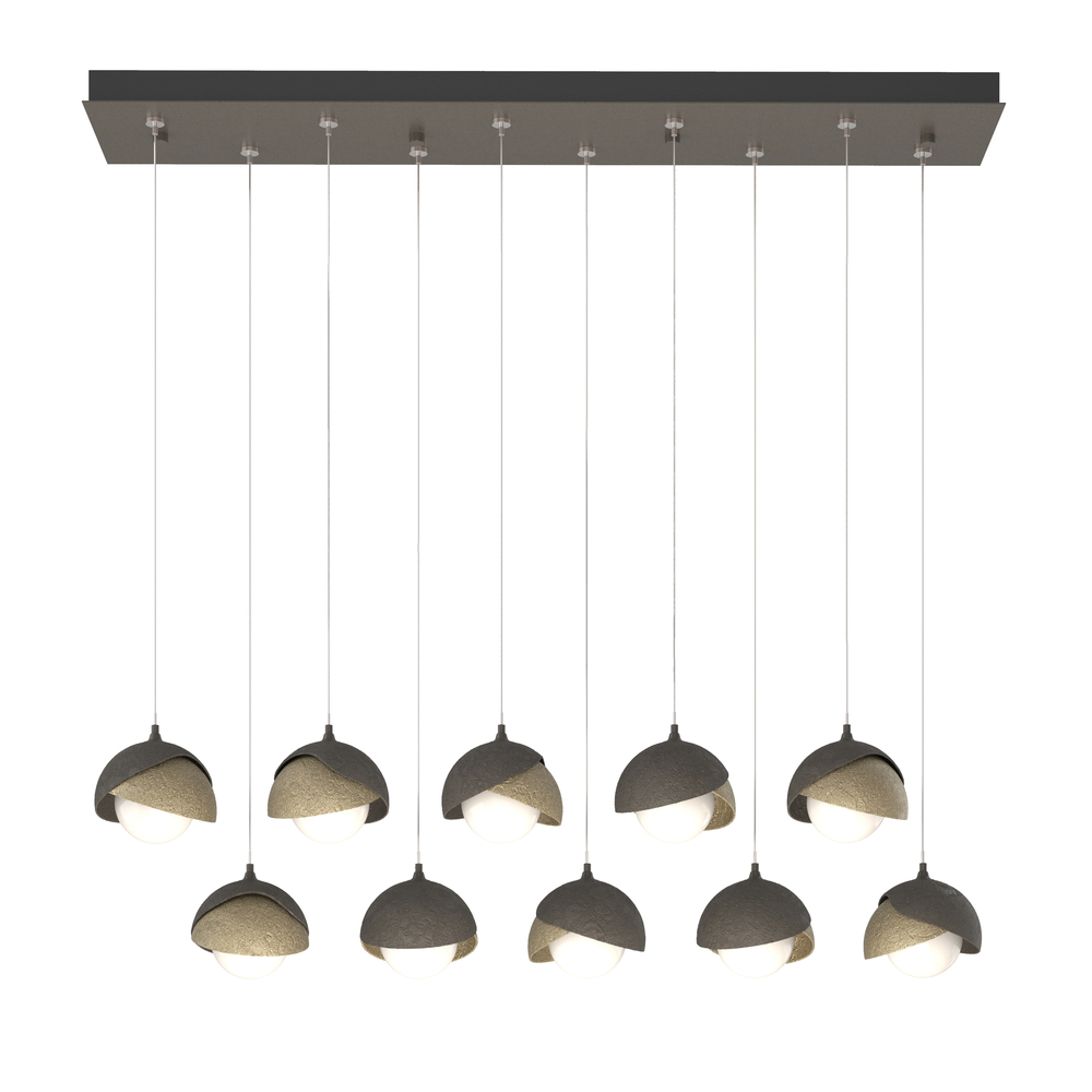 Brooklyn 10-Light Double Shade Pendant