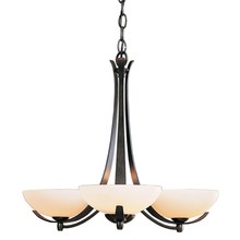 Hubbardton Forge 101260-SKT-07-GG0136 - Aegis 3 Arm Chandelier