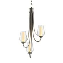 Hubbardton Forge 103033-SKT-07-ZS0354 - Flora 3 Arm Chandelier