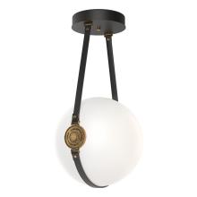 Hubbardton Forge 121049-LED-10-27-LK-HF-GG0680 - Derby Large Semi-Flush