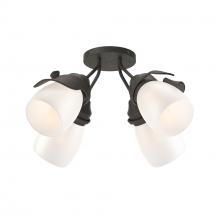 Hubbardton Forge 121371-SKT-20-GG0330 - Lapas 4-Light Semi-Flush