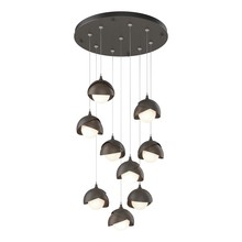 Hubbardton Forge 131105-SKT-STND-07-05-GG0711 - Brooklyn 9-Light Double Shade Pendant