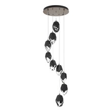 Hubbardton Forge 131141-SKT-LONG-05-BP0755 - Chrysalis 9-Light Large Crystal Pendant