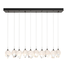 Hubbardton Forge 131143-SKT-STND-14-WP0754 - Chrysalis 10-Light Small Crystal Pendant