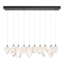 Hubbardton Forge 131145-SKT-STND-10-WP0756 - Chrysalis 10-Light Mixed Crystal Pendant