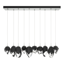 Hubbardton Forge 131145-SKT-STND-82-BP0756 - Chrysalis 10-Light Mixed Crystal Pendant