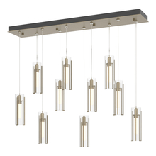 Hubbardton Forge 131204-SKT-STND-84-ZM0065 - Exos Glass 10-Light Pendant