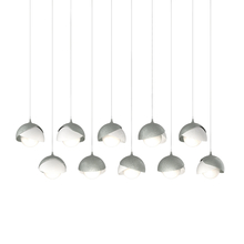 Hubbardton Forge 131205-SKT-LONG-82-02-GG0711 - Brooklyn 10-Light Double Shade Pendant