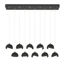 Hubbardton Forge 131205-SKT-STND-10-10-GG0711 - Brooklyn 10-Light Double Shade Pendant