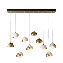 Hubbardton Forge 131205-SKT-STND-86-02-GG0711 - Brooklyn 10-Light Double Shade Pendant