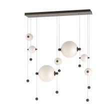 Hubbardton Forge 139054-LED-STND-05-GG0694 - Abacus 7-Light Double Linear LED Pendant