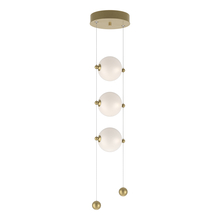 Hubbardton Forge 139059-LED-STND-86-GG0668 - Abacus 3-Light LED Pendant