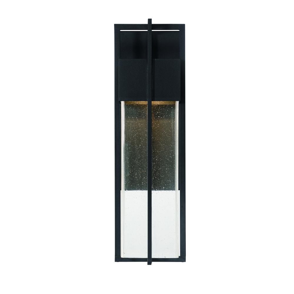 Kingler LED Outdoor Wall Sconce Powder Coated Black