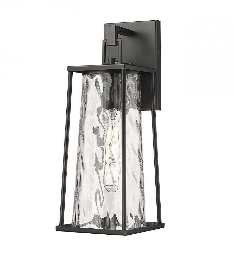 Dutton 1-Light Outdoor Wall Sconce Powder Coated Black