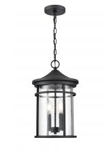 Millennium 91342-TBK - Namath 2-Light Outdoor Hanging Lantern Textured Black