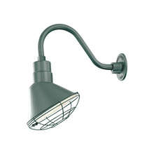 Millennium RAS10-SG - R Series 1-Light Angle Shade Satin Green